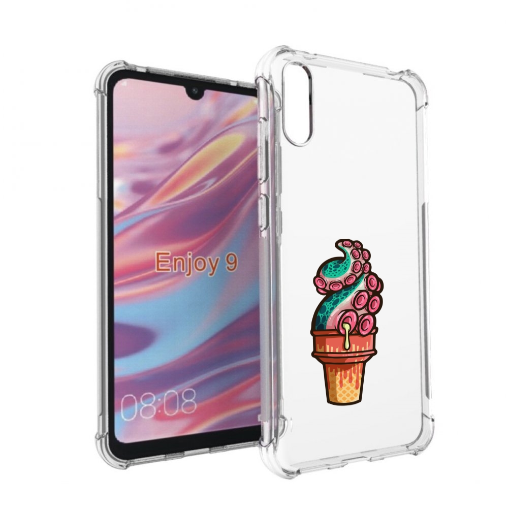 

Чехол бампер MyPads мороженное для Huawei Enjoy 9, Прозрачный, Tocco