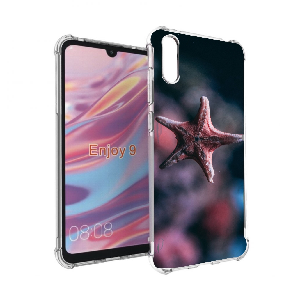 

Чехол бампер MyPads морская-звезда---starfish для Huawei Enjoy 9, Прозрачный, Tocco