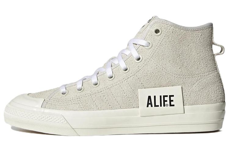 

Кеды унисекс Adidas Alife x adidas originals NIZZA High бежевые 37 EU, Бежевый, Alife x adidas originals NIZZA High