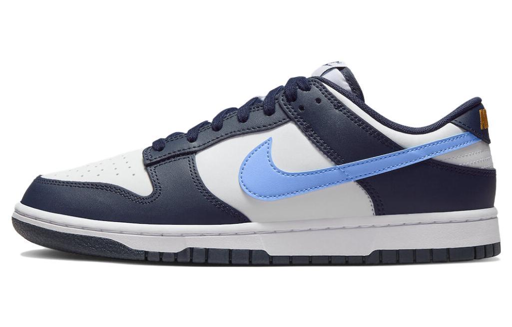 

Кеды унисекс Nike Dunk Low синие 38 EU, Синий, Dunk Low