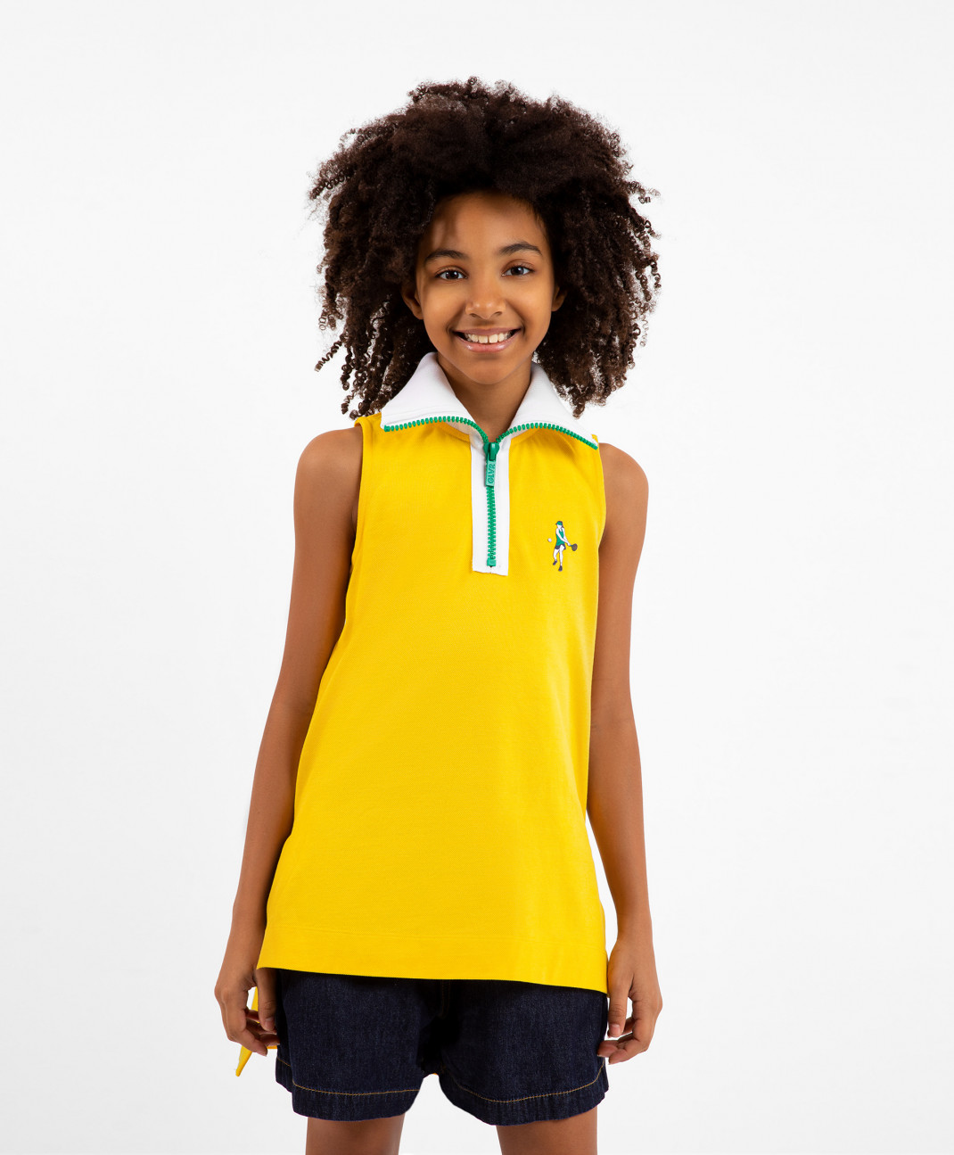 

Поло детское Gulliver 12308GJC1005 желтый, 140, 12308GJC1005