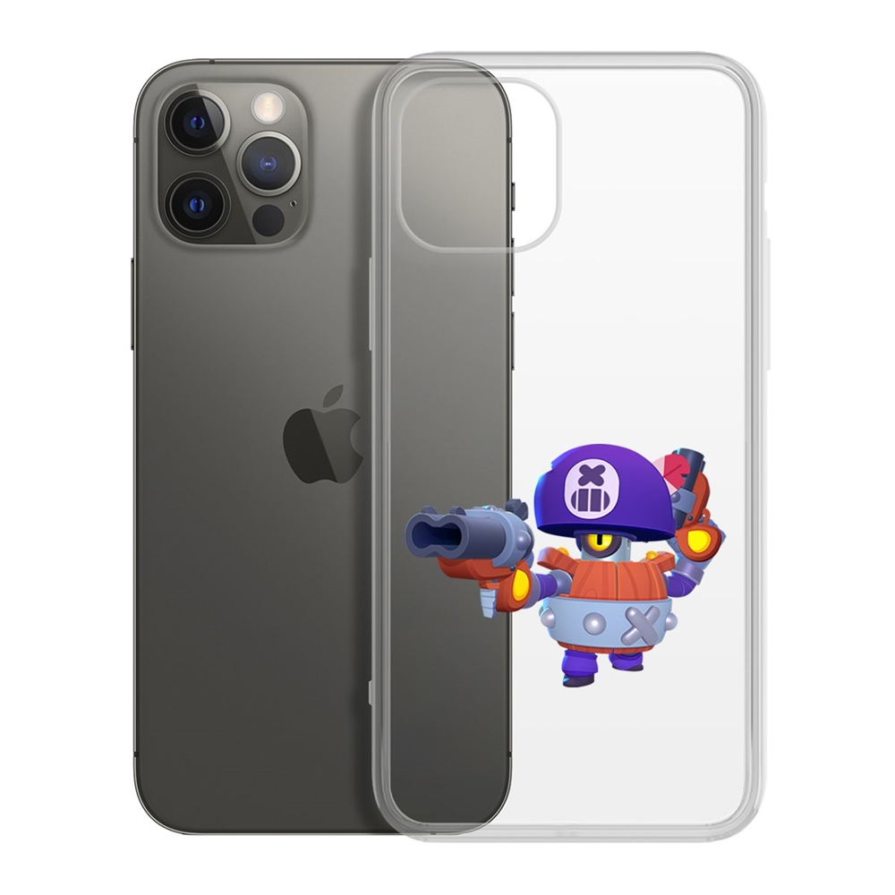 

Чехол-накладка Brawl Stars-Дэррил для iPhone 12/12 Pro