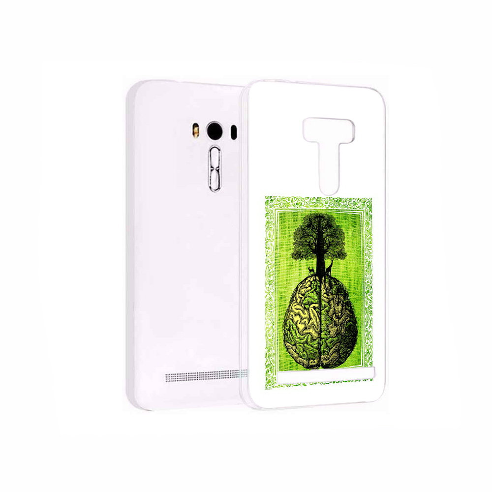 

Чехол MyPads Tocco для Asus ZenFone 2 Laser (ZE550KL) абстракция здоровый мозг, Прозрачный, Tocco
