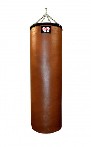 фото Рокки боксерский мешок коричневый рокки натуральная кожа 100x35 см