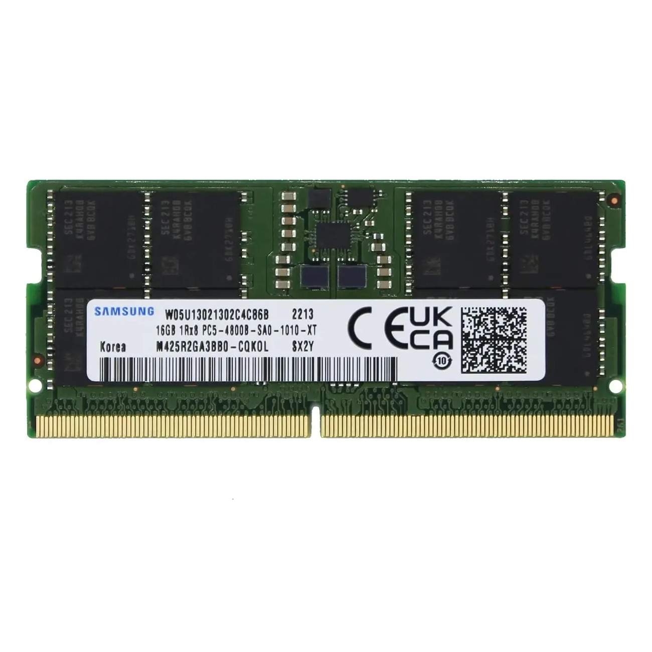 Оперативная память Samsung M425R2GA3BB0-CQK 16 Гб, DDR5, SODIMM, 4800 МГц, CL40