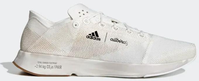 фото Кроссовки мужские adidas adizero x allbirds белые 10 uk