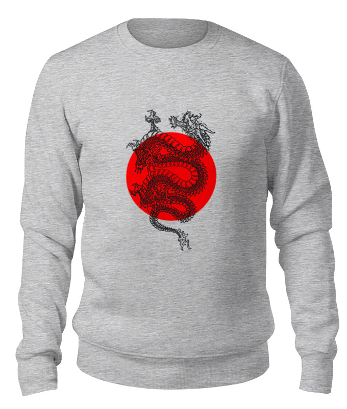 

Свитшот унисекс Printio Dragon серый S, Dragon