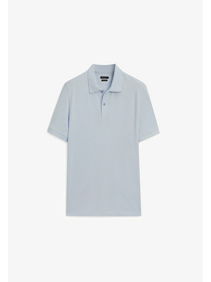 

Футболка мужская Massimo Dutti M3I22P0C9 синяя S, Синий, M3I22P0C9