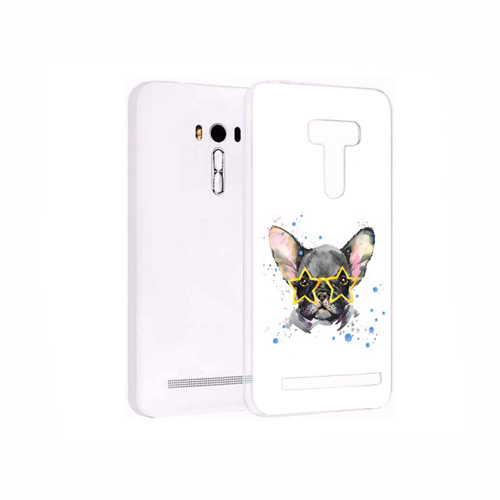 Чехол MyPads Tocco для Asus ZenFone 2 Laser (ZE550KL) буля в очках