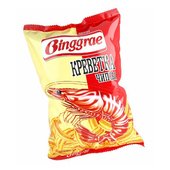 

Чипсы пшеничные Binggrae Креветка 50 г