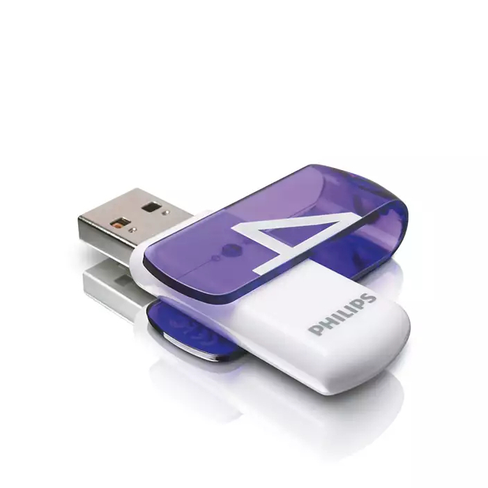 

Флэш-накопитель Philips Vivid2.0 4Gb, FM04FD05B/97, Vivid2.0