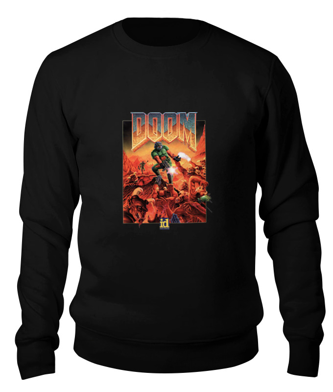 

Свитшот унисекс Printio Doom game черный S, Doom game