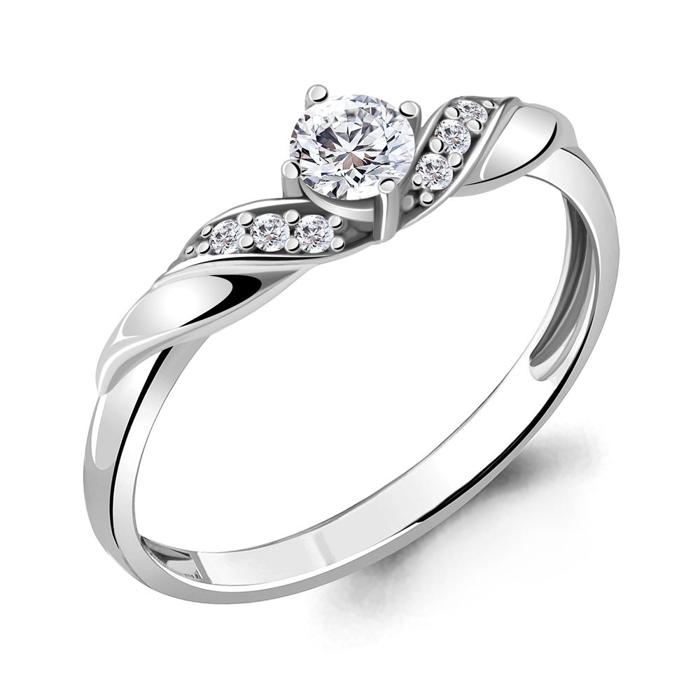 

Кольцо из серебра р. 18 AQUAMARINE 68926А_925_р, 68926А_925_р