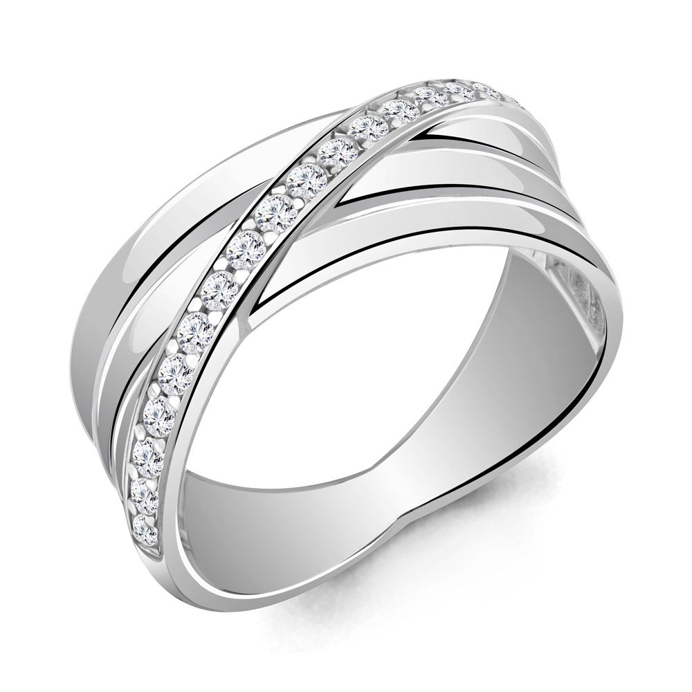 

Кольцо из серебра р. 21,5 AQUAMARINE 67211А_925_р, 67211А_925_р
