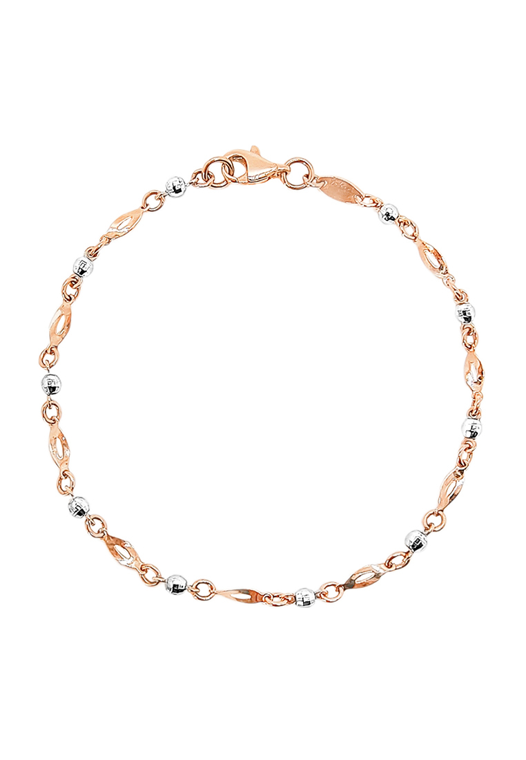 

Браслет из белого и красного золота, р.  Kari Jewelry Зл585КБ-8Б3706017, Зл585КБ-8Б3706017