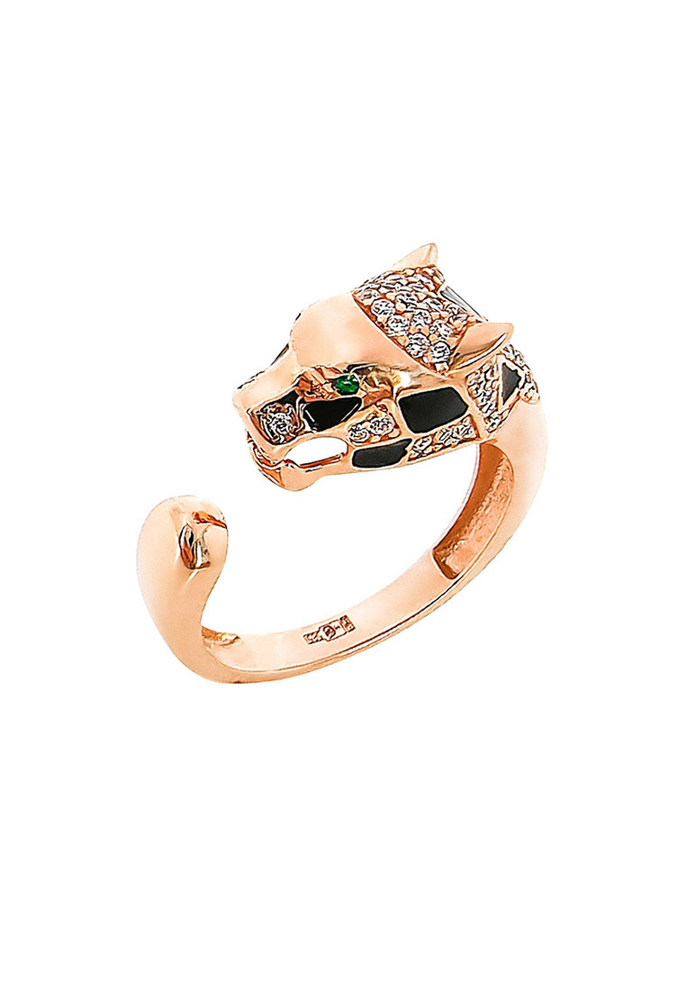 

Кольцо из красного золота с фианитом, р.  Kari Jewelry Зл585К-4Б9400Ф8, Зл585К-4Б9400Ф8