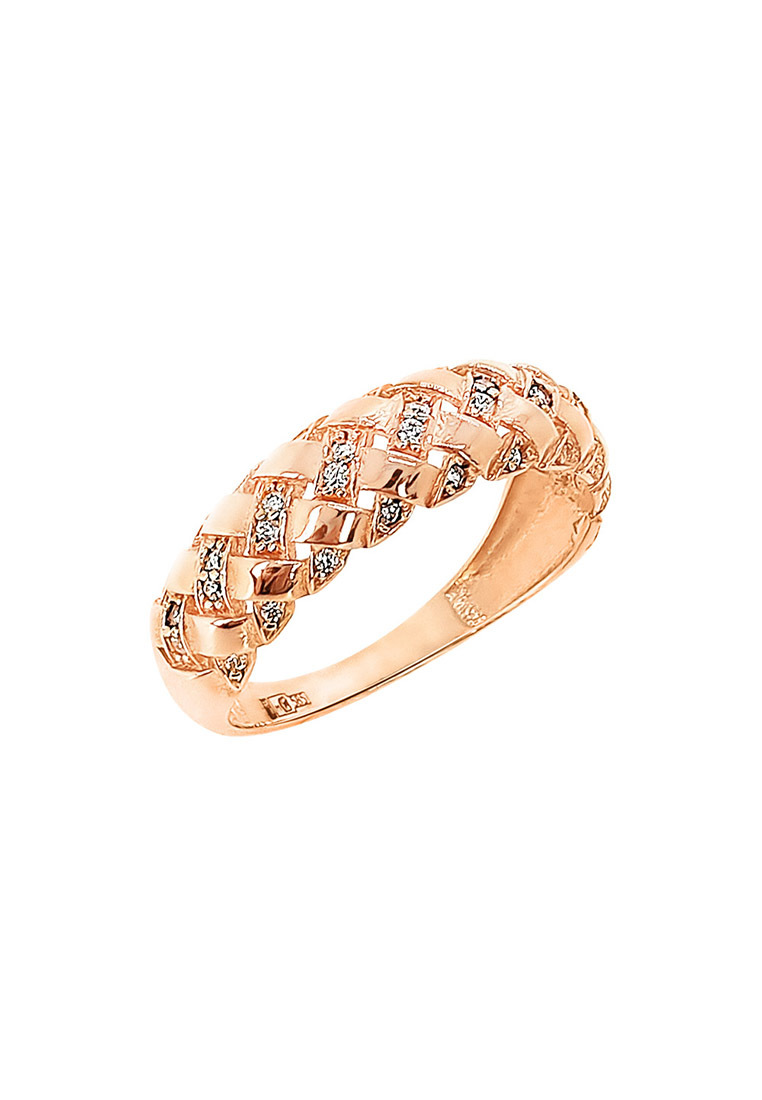 

Кольцо из красного золота с фианитом, р.  Kari Jewelry Зл585К-4Б8800Ф1, Зл585К-4Б8800Ф1