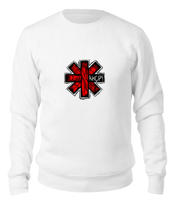 

Свитшот унисекс Printio Rhcp! белый S, Rhcp!