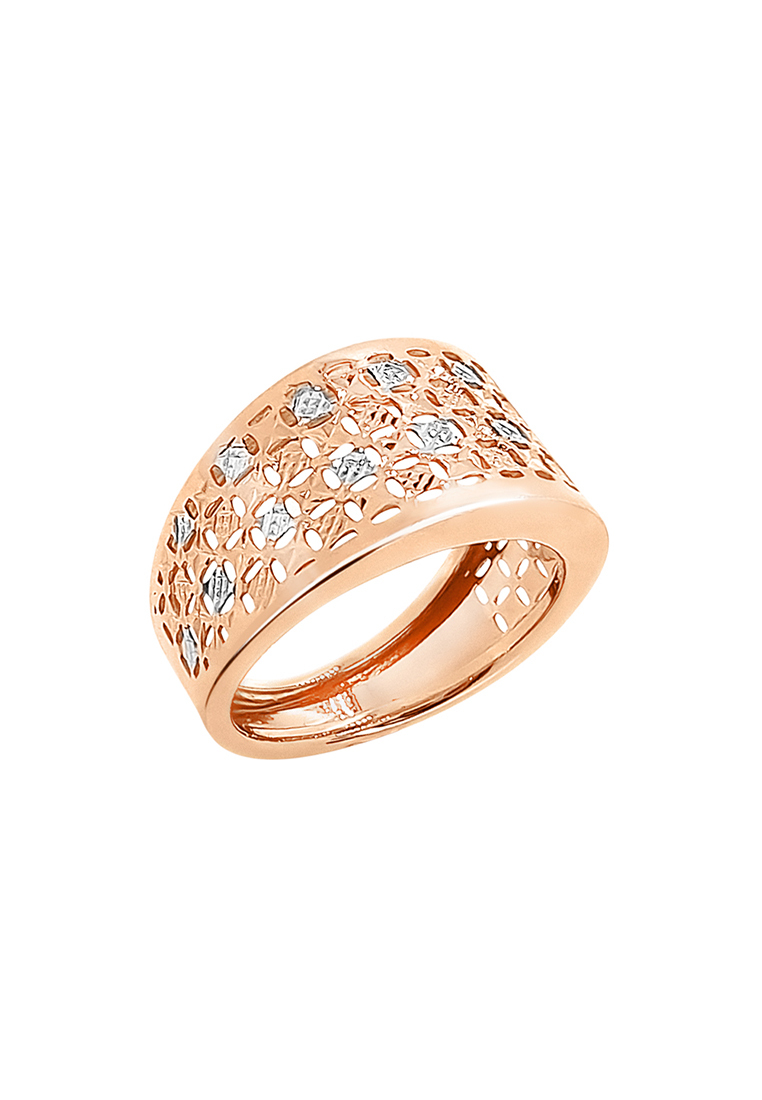 

Кольцо из белого и красного золота, р. , Kari Jewelry Зл585КБ-4Б8900, Зл585КБ-4Б8900