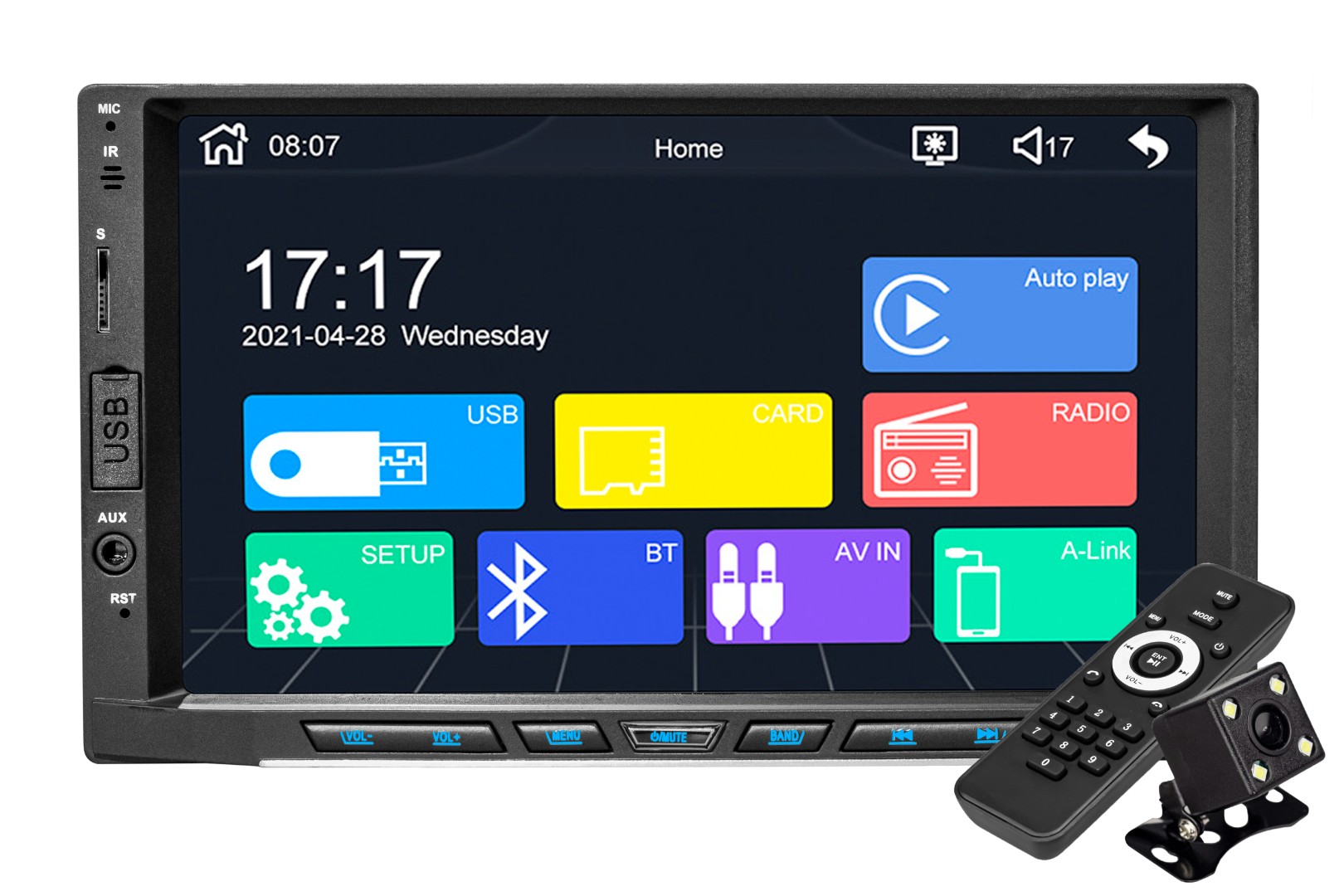 

Магнитола 2 din с Carplay, Bluetooth, AUX Carplay 7W-2D, Carplay 7W-2D