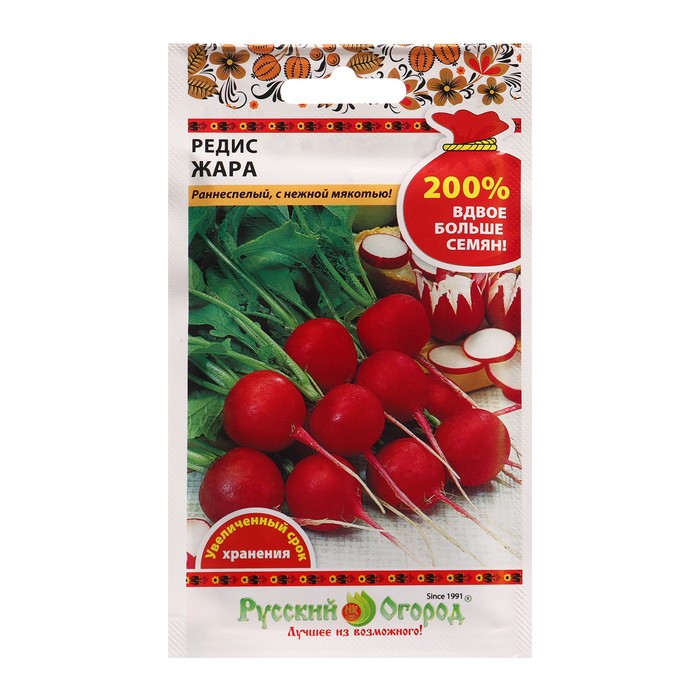 

Семена редис Жара Русский огород Р00014660