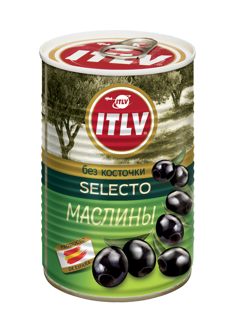 фото Маслины itlv без косточки selecto 425 мл