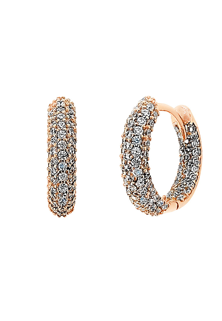 

Серьги из красного золота с фианитом Kari Jewelry Зл585К-5Б5800000Ф1, Зл585К-5Б5800000Ф1