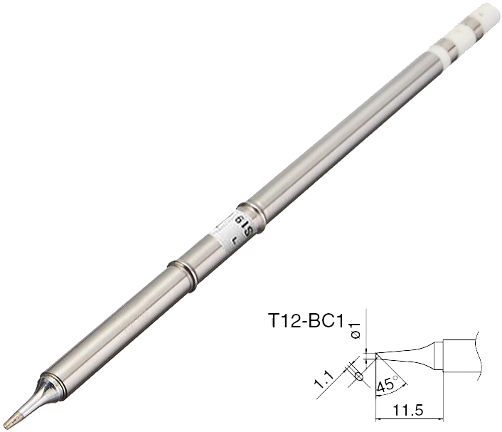 фото Жало для индукционных паяльников t12-bc1 oem