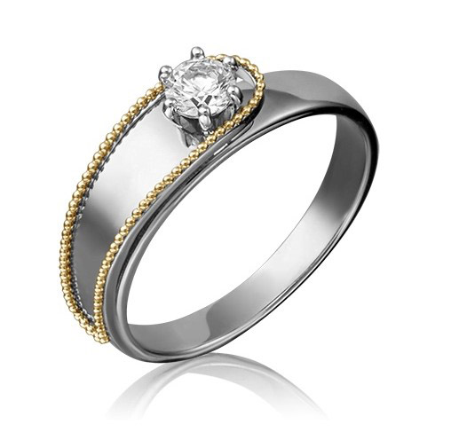 

Кольцо из золота с бриллиантом р. 17,5 PLATINA jewelry 01-5206-01-101-1121-30, 01-5206-01-101-1121-30