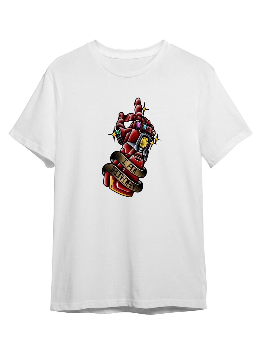 

Футболка унисекс СувенирShop Iron Man/Железный человек/Тони Старк 6 белая 2XL (52-54), Белый, "Iron Man/Железный человек/Тони Старк" 6