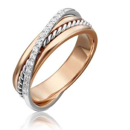 

Кольцо из золота р.  PLATINA jewelry 01-5270-00-101-1111-30, бриллиант, 01-5270-00-101-1111-30