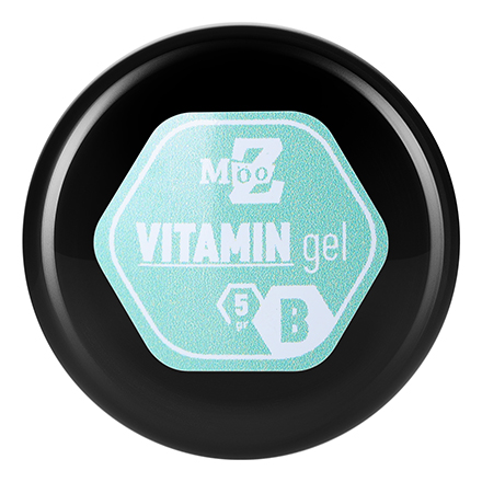 

MOOZ, Гель для дизайна Vitamin B, 5 г, Зеленый