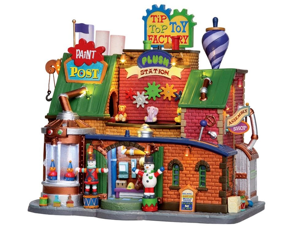 

Lemax Композиция "Фабрика Игрушек", 23*26 см, музыка, движение, подсветка 25442
