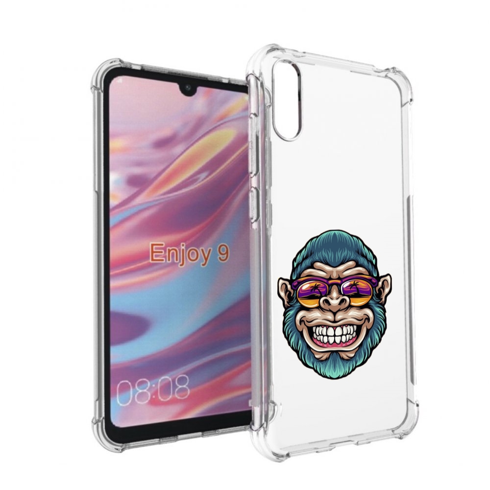 

Чехол бампер MyPads обезьяна улыбается для Huawei Enjoy 9, Прозрачный, Tocco