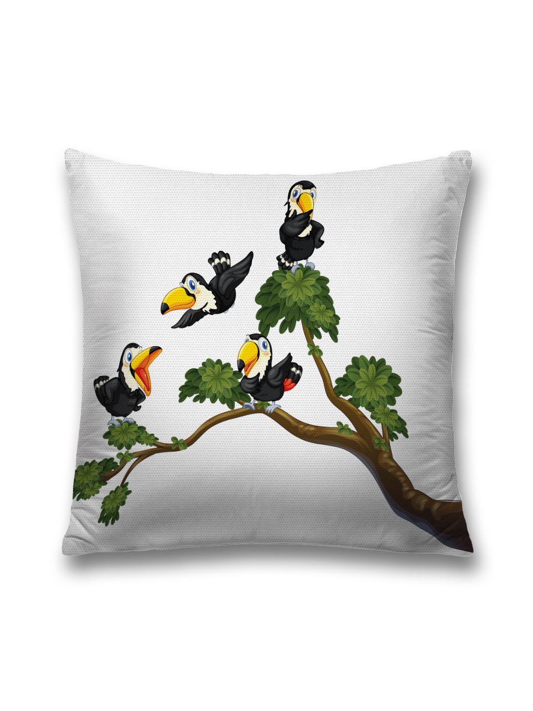 

Наволочка JoyArty декоративная "Пеликаны на ветке" на молнии, 45x45 см, Коричневый