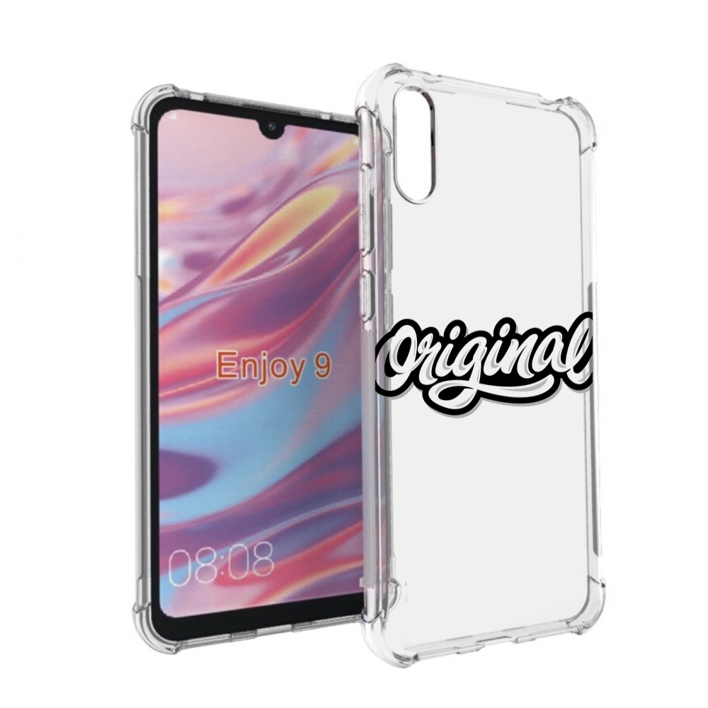 

Чехол бампер MyPads оригинал-надпись для Huawei Enjoy 9, Прозрачный, Tocco