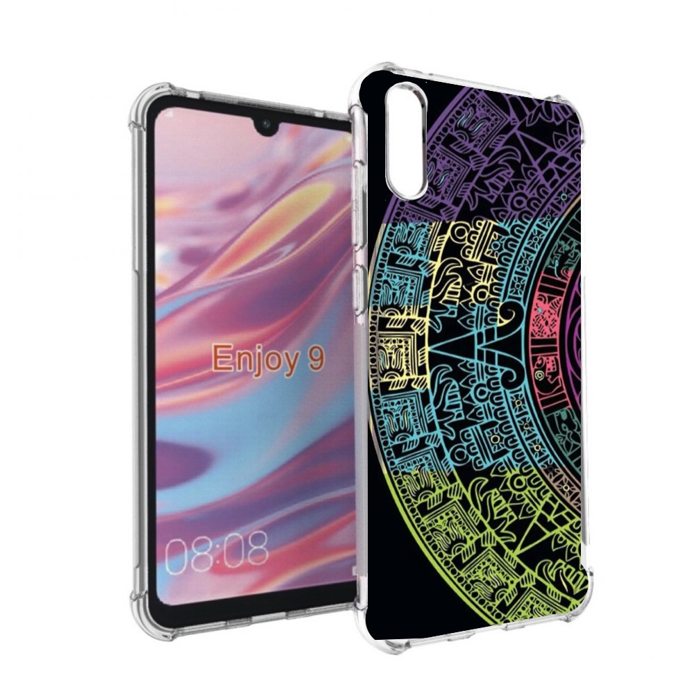 

Чехол бампер MyPads орнамент полукруга для Huawei Enjoy 9, Прозрачный, Tocco