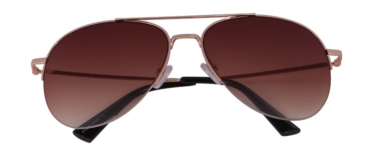 Солнцезащитные очки мужские Daniele Patrici A74229 черные/коричневые/золотые