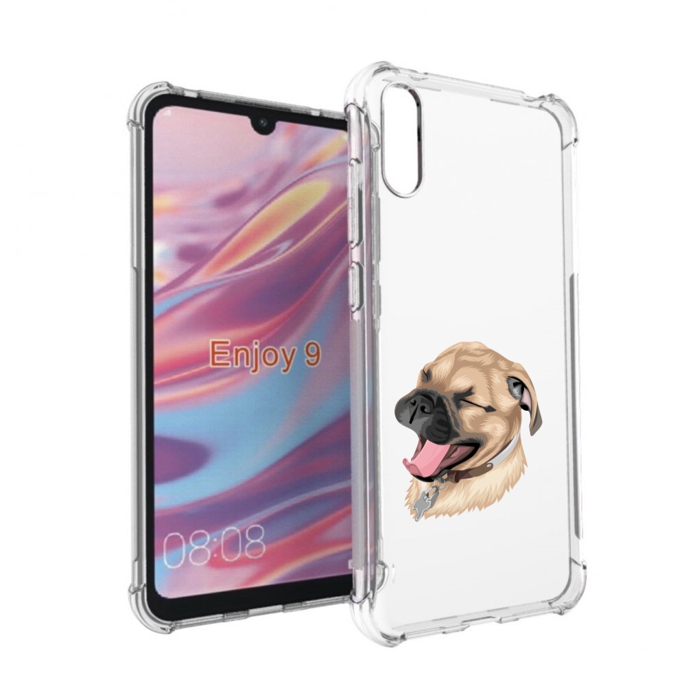 

Чехол бампер MyPads очень-довольная-собака для Huawei Enjoy 9, Прозрачный, Tocco