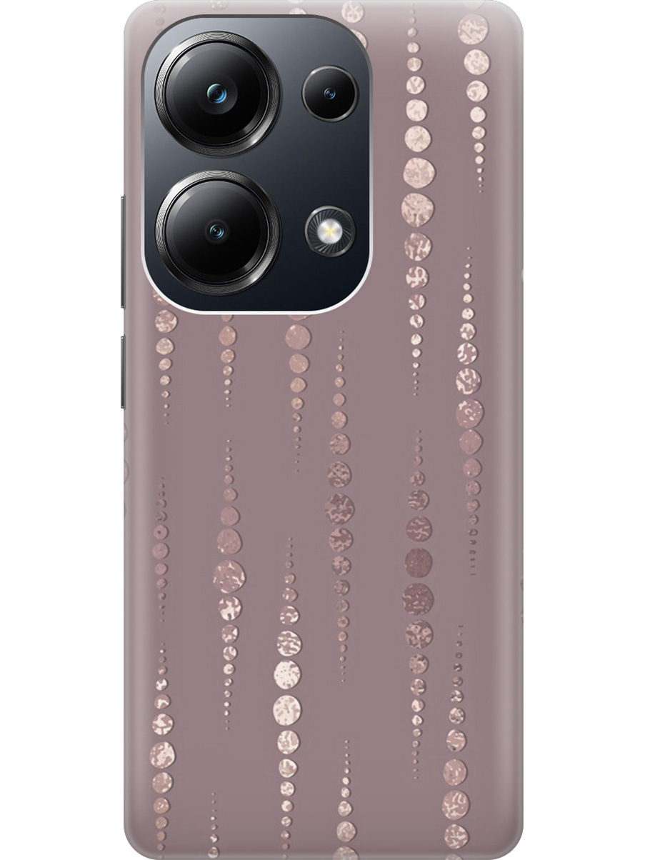 

Чехол на Xiaomi Redmi Note 13 Pro 4G / Poco M6 Pro 4G "Монеты в розовых песках", Белый;розовый, 20012096