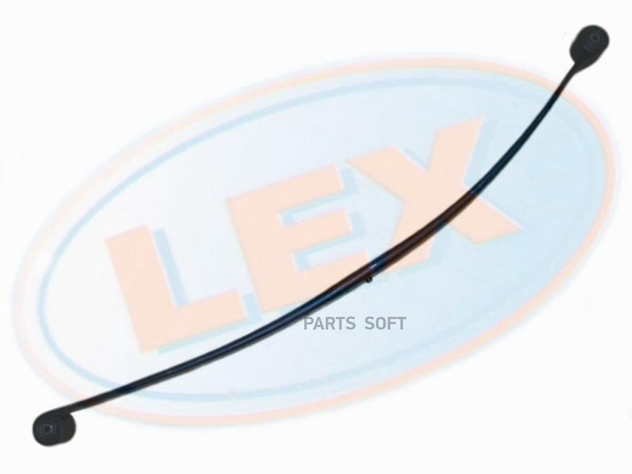 

LEX RS-6740 Рессора листовая задняя с фиксатором с саленблоком 1 лист