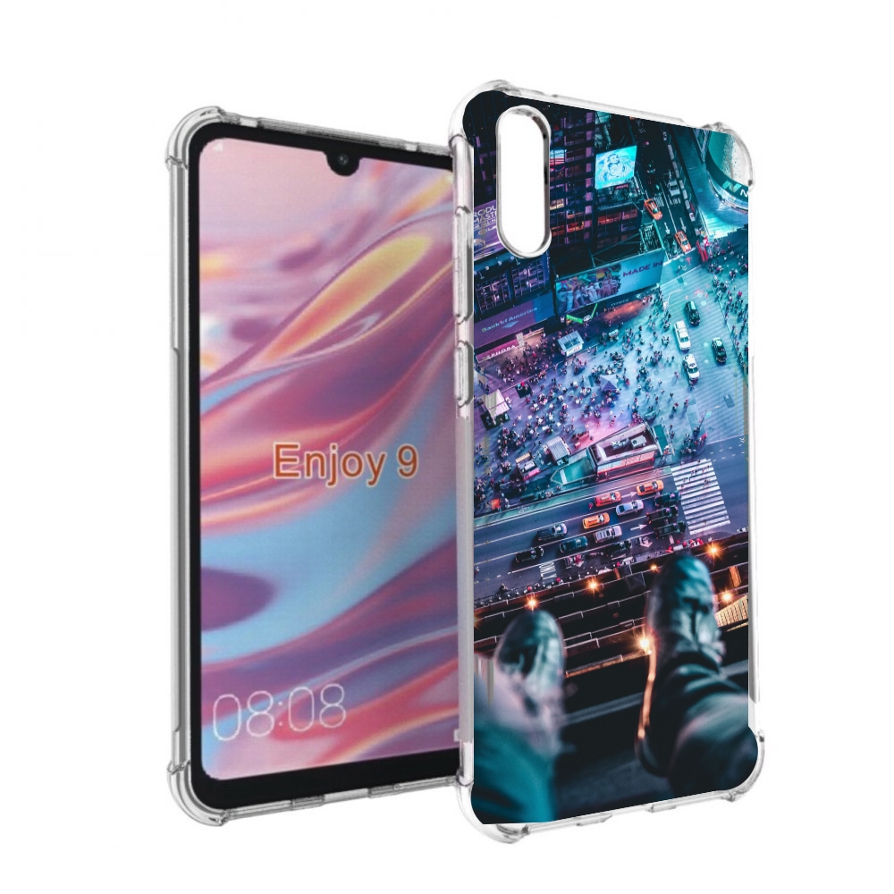 

Чехол бампер MyPads парень на крыше для Huawei Enjoy 9, Прозрачный, Tocco