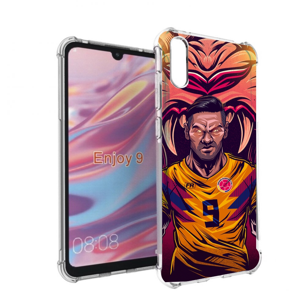 

Чехол бампер MyPads парень-тигр-красный для Huawei Enjoy 9, Прозрачный, Tocco