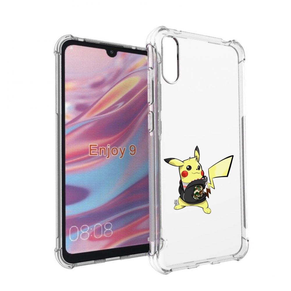 Чехол бампер MyPads пикачу для Huawei Enjoy 9