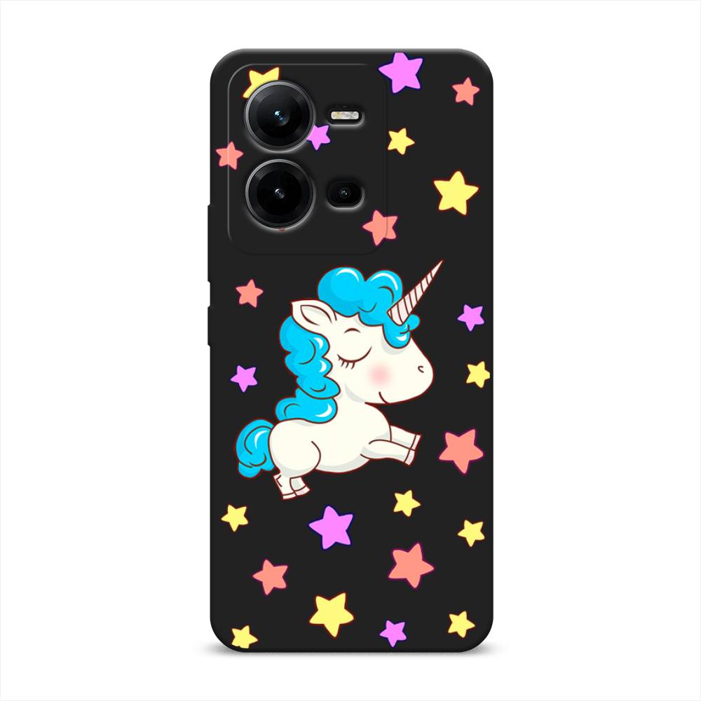 

Чехол Awog на Vivo V25 "Звездный единорог", Голубой;фиолетовый;желтый, 267652-1