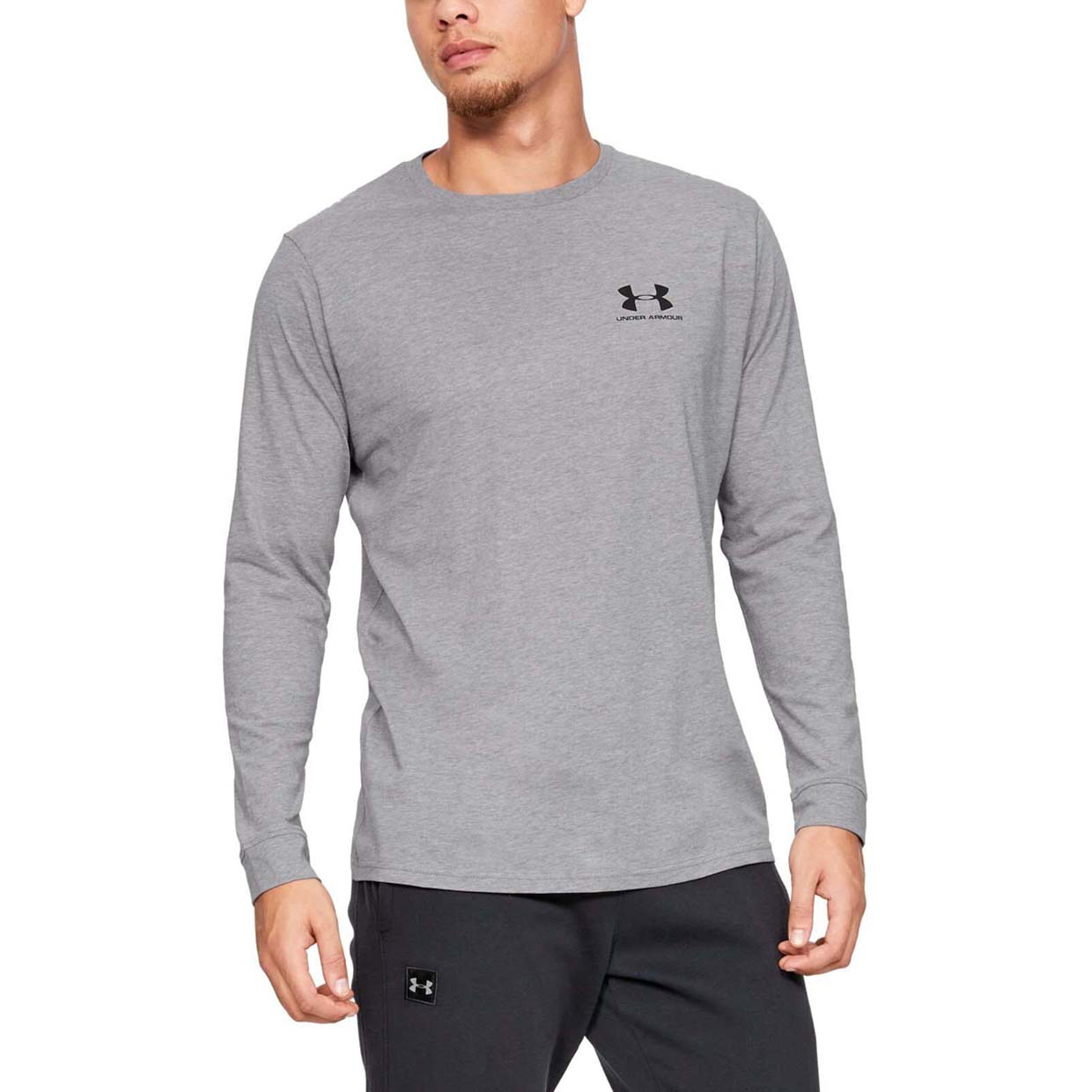 

Лонгслив мужской 1329585-036 Under Armour серый S/M, 1329585-036