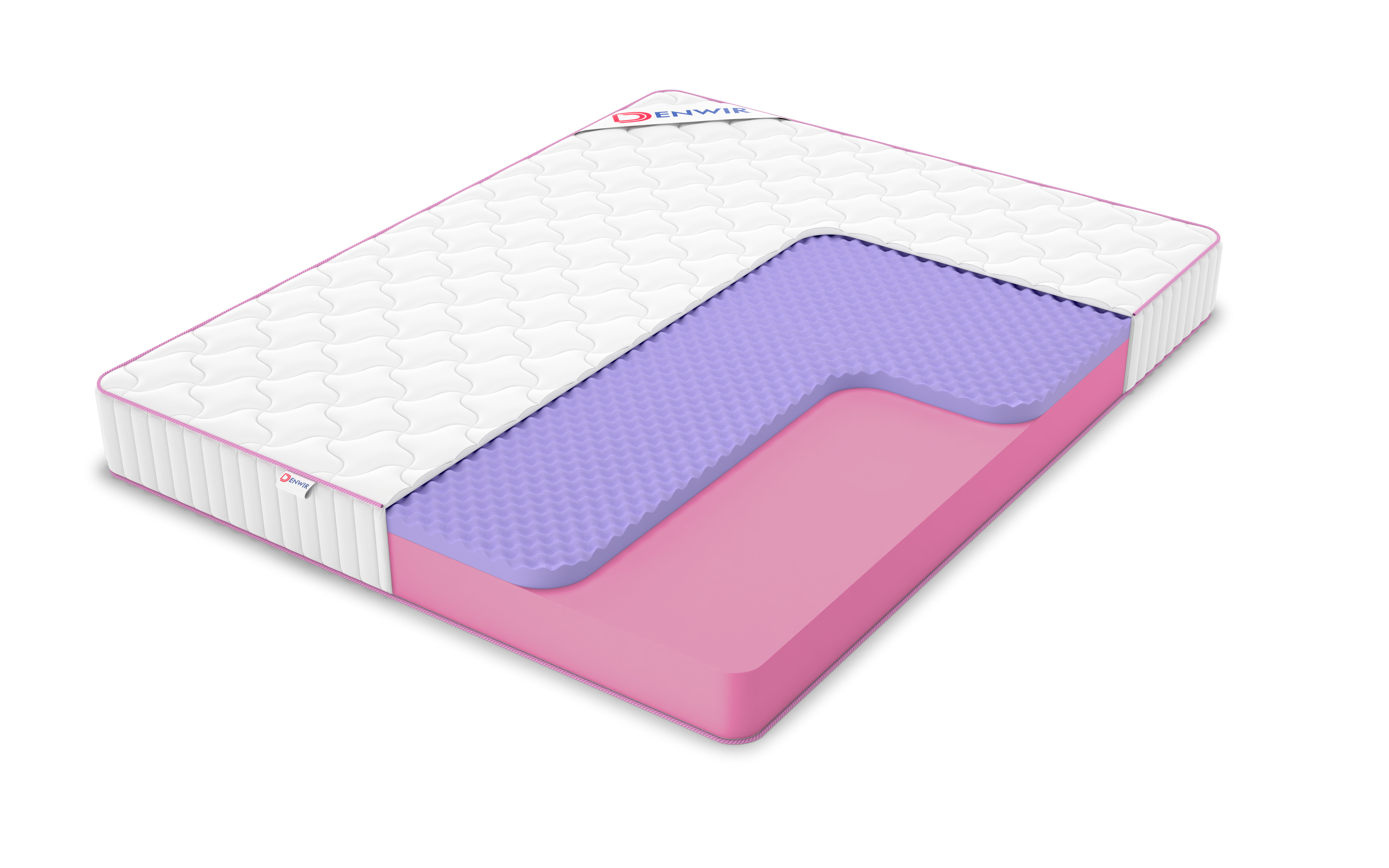 

Матрас беспружинный DENWIR MEGA FIVE 19/chstmat_MF19_175x200, Белый, MEGA FIVE 19