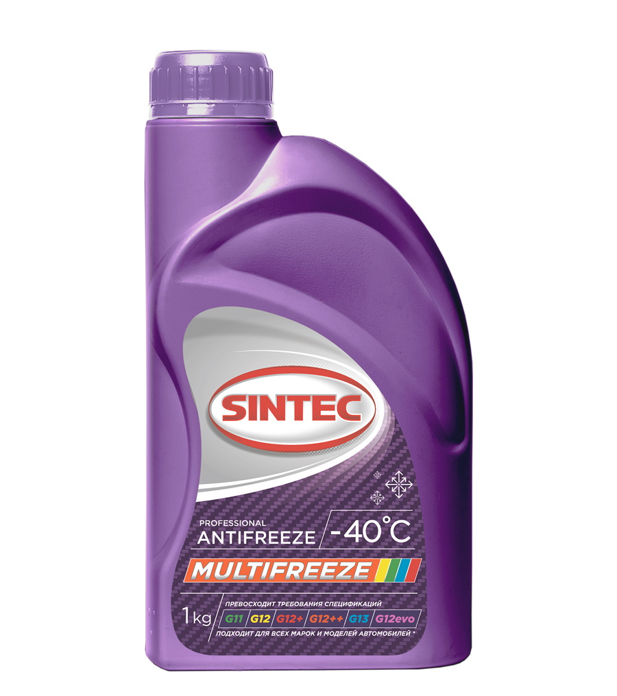 

Антифриз Sintec Мultifreeze универсальный сиреневый/фиолетовый 1кг