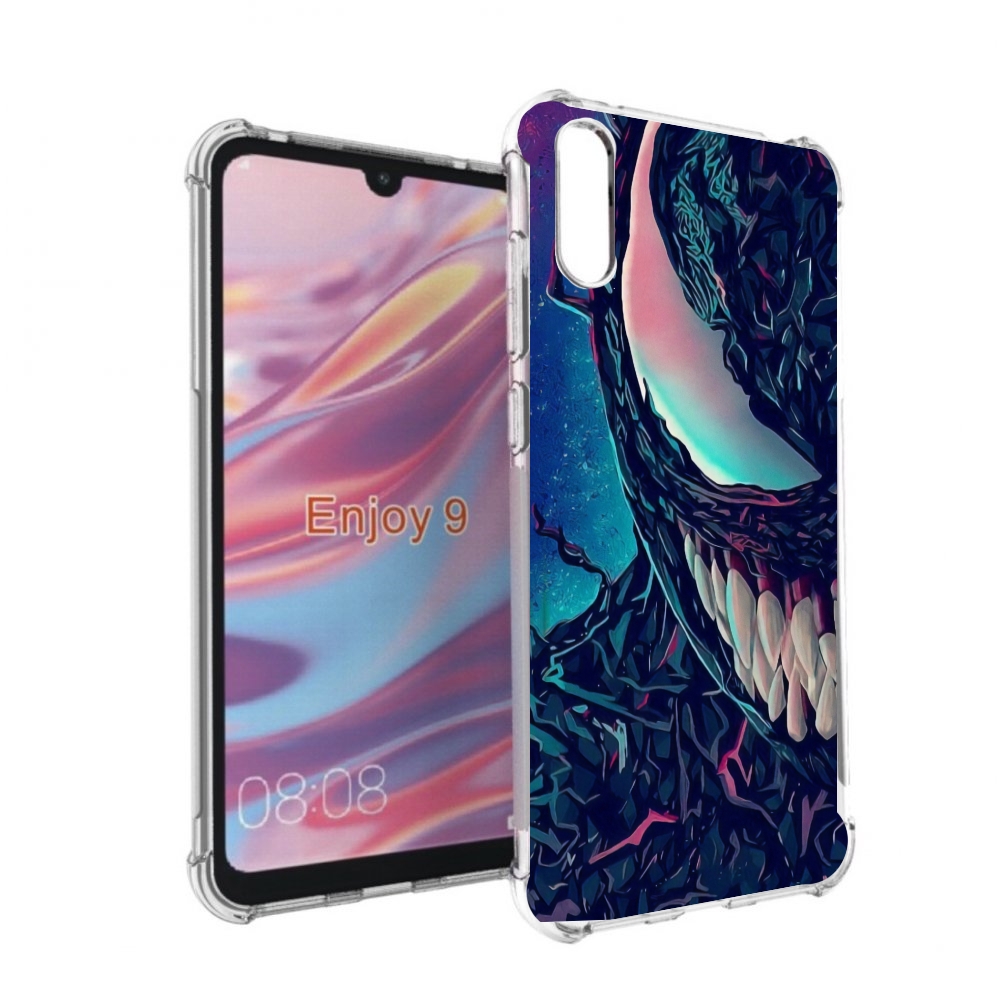

Чехол бампер MyPads полу веном для Huawei Enjoy 9, Прозрачный, Tocco