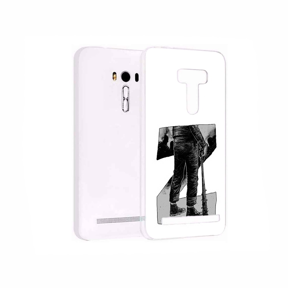 

Чехол MyPads Tocco для Asus ZenFone 2 Laser (ZE550KL) воин черно белый, Tocco